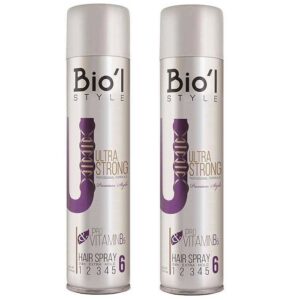 اسپری حالت دهنده مو بیول مدل Ultra Strong حجم 150 میلی لیتر بسته 2 عددی